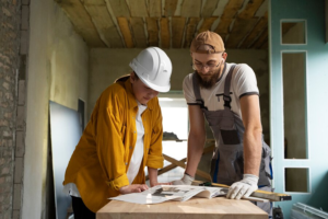 tiler working renovation apartment 23 2149278559